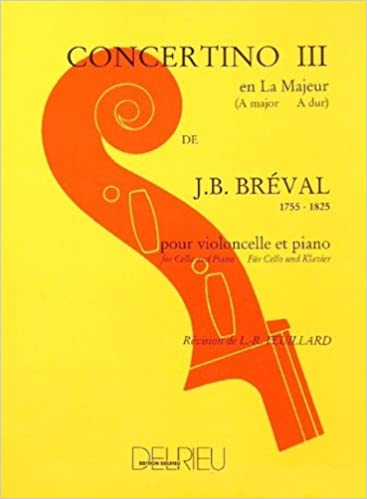 BREVAL J.B. - CONCERTINO Nº3 LA M (VC) -