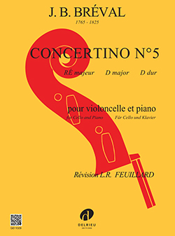 BREVAL J.B. - CONCERTINO Nª 5 RE M (1ª POSICION) -