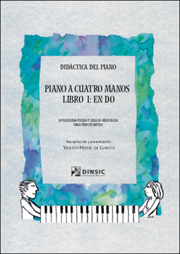 HEMSY DE GAINZA V.  - PIANO A 4 MANOS LIBRO 1: EN DO