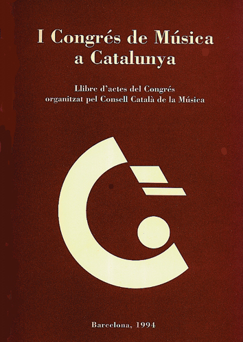 ALBUM - I CONGRES DE MUSICA A CATALUNYA -