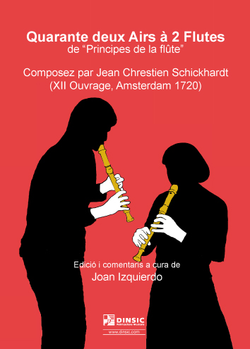 SCHICKHARDT J.C. - QUARANTE DEUX AIRS A 2 FLUTES