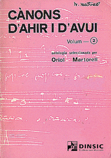 MARTORELL O. - CANONS D-AHIR I D-AVUI 2 -