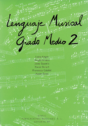 BAUCELLS - LENGUAJE MUSICAL GRADO MEDIO V.2 -(CASTELLANO) (6 AUTORES)