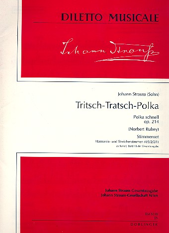 STRAUSS J. - TRISCH - TRASCH POLCA OP.214- PARTES ORQUESTA