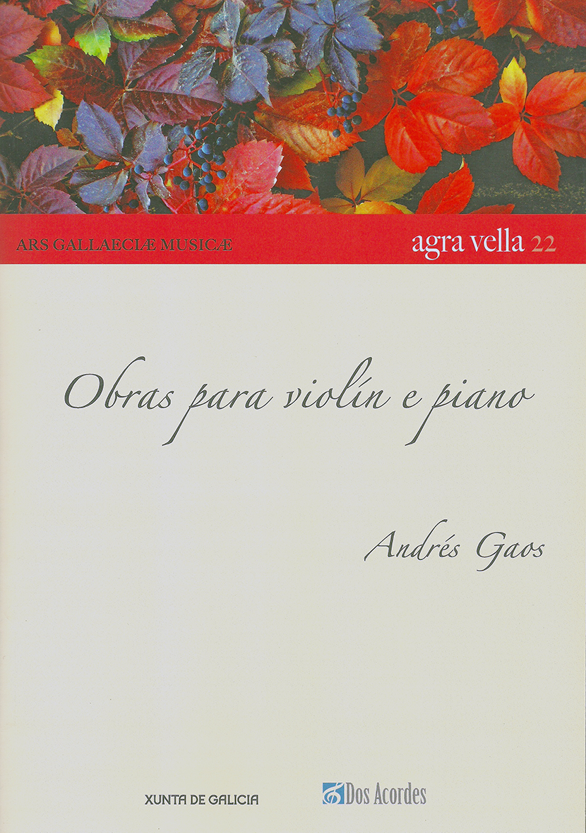 Andrés Gaos -  Obras para violín e piano