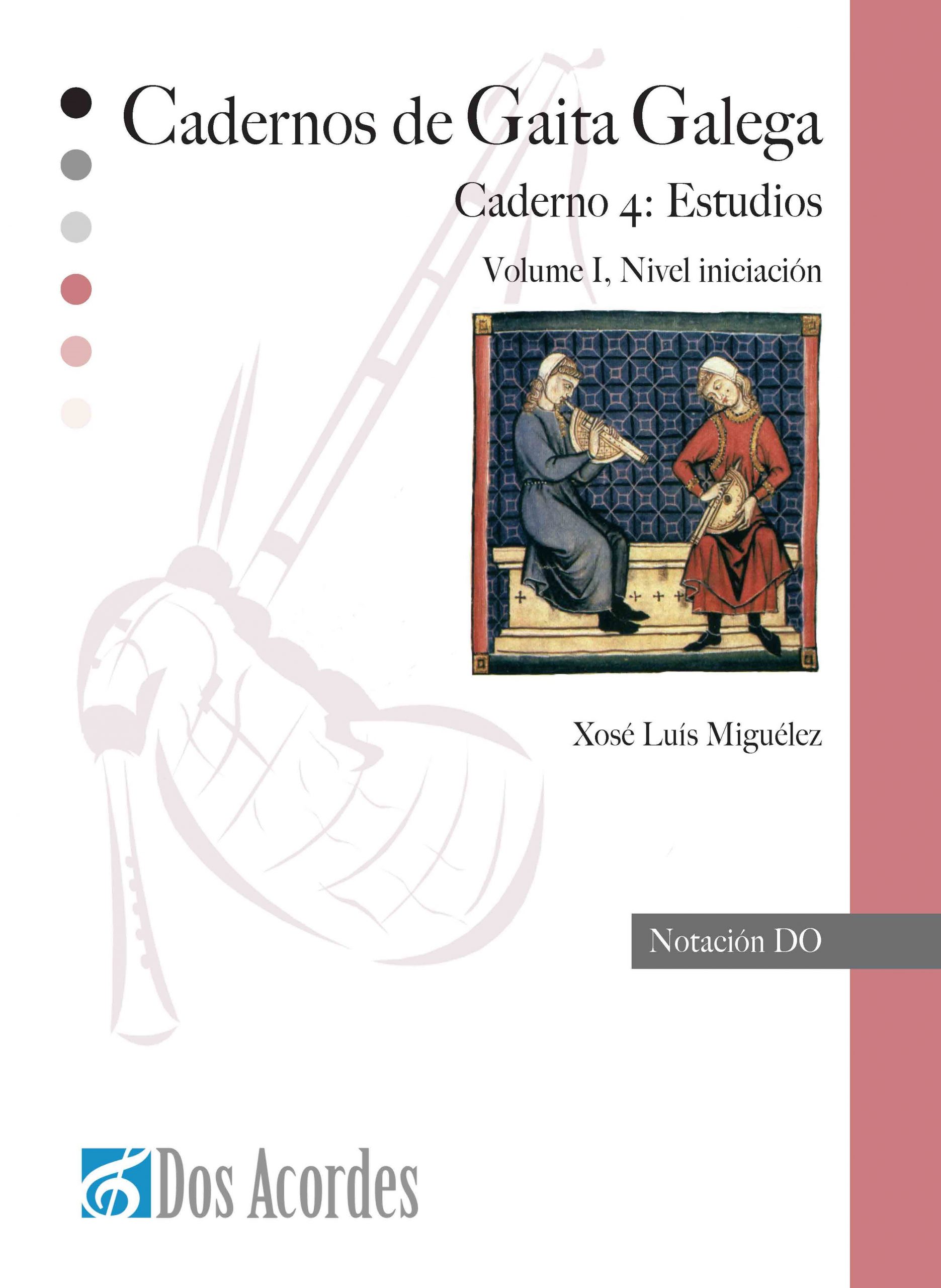 Xosé Luis Miguélez - caderno 4: Estudios.v.1 iniciacion ( Notacion DO)