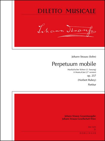 STRAUSS J. - PERPETUUM MOBILE OP.257 GENERAL