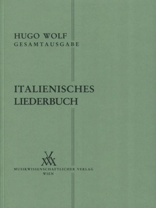 WOLF H. - CANCIONES ITALIANAS W.5