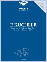 KUCHLER F. - CONCERTINO SOL M +CD  OP.11
