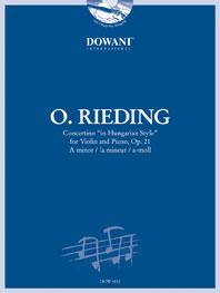 RIEDING O. - CONCERTINO LA m (+CD) (V) - OP.21