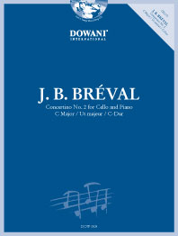 BREVAL J.B. - CONCERTINO Nº2 DO M (+CD) (VC) -