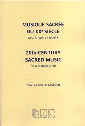 ALBUM - MUSICA SACRA DEL SIGLO XX (4 VOCES)