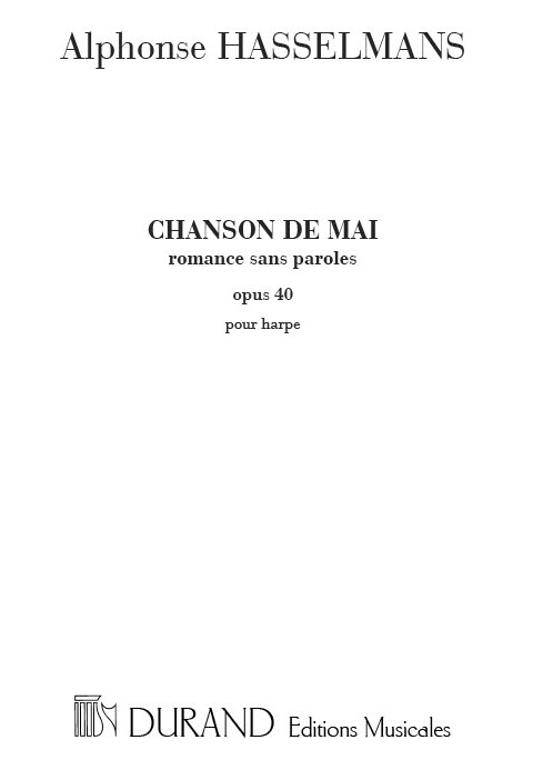 A.HASSELMANS- Chanson de mai (romance sans paroles) Op.40 (harpe)