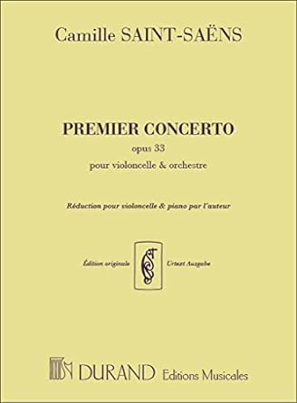 SAINT SAENS C. - CONCIERTO Nº1 LA m - OP.33