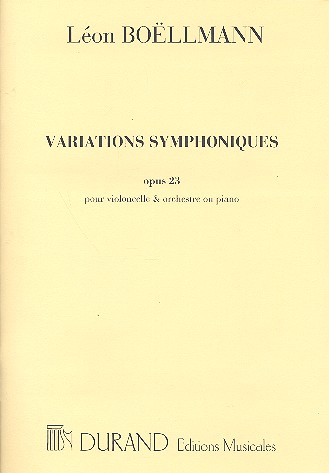 BOELLMANN L. - VARIACIONES SINFONICAS - OP.23