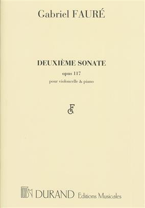 FAURE G. - SONATA Nº2 - OP.117 CELLO Y PIANO