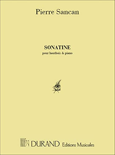 SANCAN P. - SONATINA - OBOE Y PIANO-