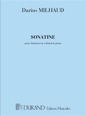 MILHAUD D. - SONATINA - (CL/P)