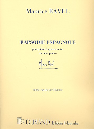 RAVEL M. - RAPSODIA ESPAÑOLA (P 4 MANOS)