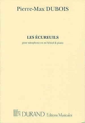 DUBOIS P.M. - LES ECUREUILS - SAXO Y PIANO -
