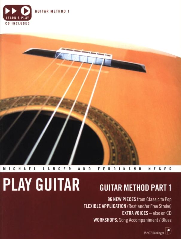 LANGER/NEGES - PLAY GUITAR GUITAR METHOD PART 1 +CD