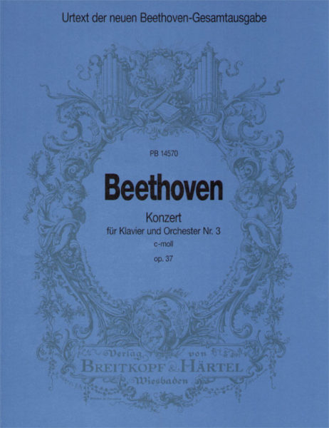 BEETHOVEN CONCIERTO 3  DO menor OP 37 PIANO ORQUESTA PART. Y PARTES