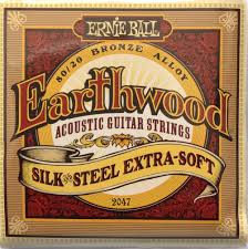 CUERDA GUITARRA ACUSTICA - ERNIEBALL EARTHWOOD SILK STEEL 10-47