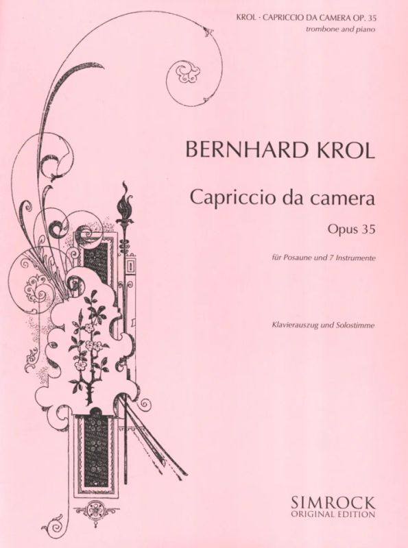 KROL B. - CAPPRICCIO DA CAMARA OP.35 TROMBON