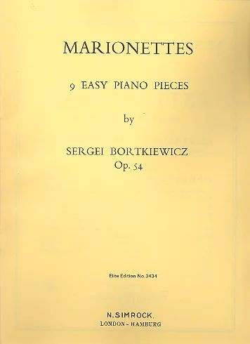 BORTKIEWICZ S. - MARIONETTEN OP.54