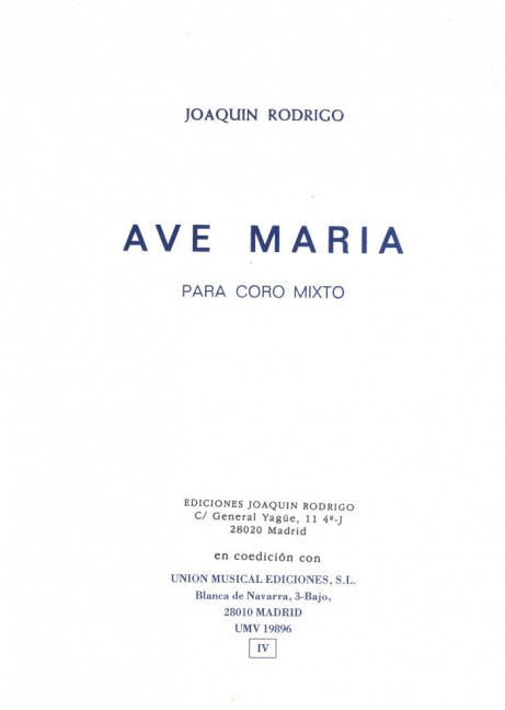 RODRIGO J. - AVE MARIA -