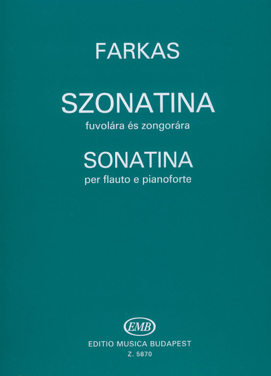 FARKAS F. - SONATINA - FLAUTA Y PIANO -