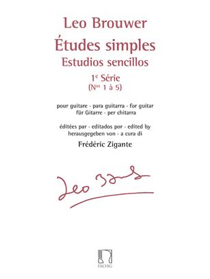 BROUWER L. - ESTUDIOS SIMPLES V.1 (1-5) -