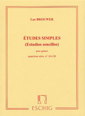 BROUWER L. - ESTUDIOS SIMPLES V.4 (16-20) -