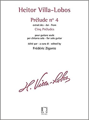 VILLA LOBOS H. - PRELUDIO Nº4 -