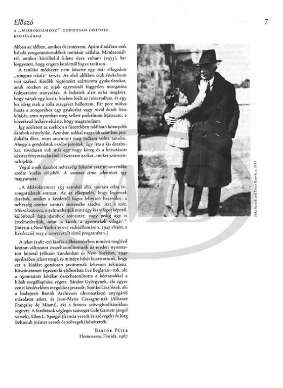 BARTOK B. - MIKROKOSMOS PIANO 1 2