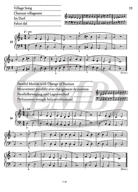 BARTOK B. - MIKROKOSMOS PIANO 1 5