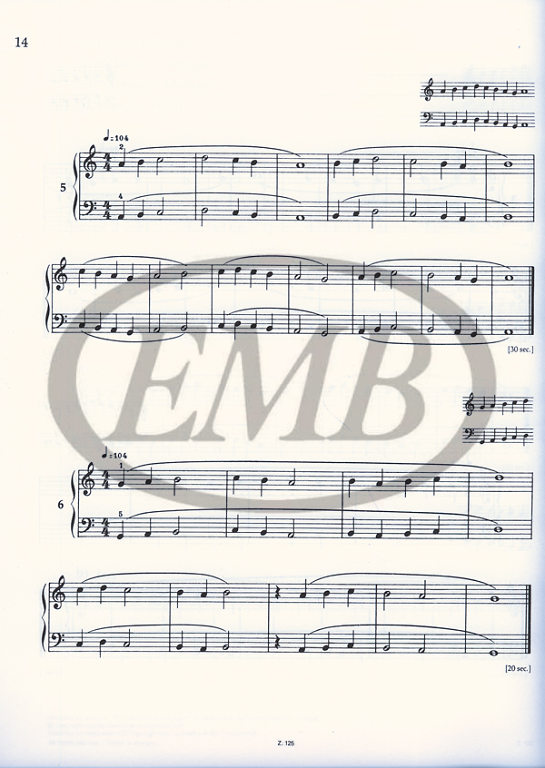 BARTOK B. - MIKROKOSMOS PIANO 1 6