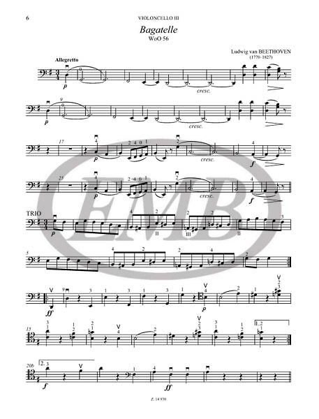 ALBUM (PEJTSIK) - MUSICA DE CAMARA PARA 3 VIOLONCELLOS