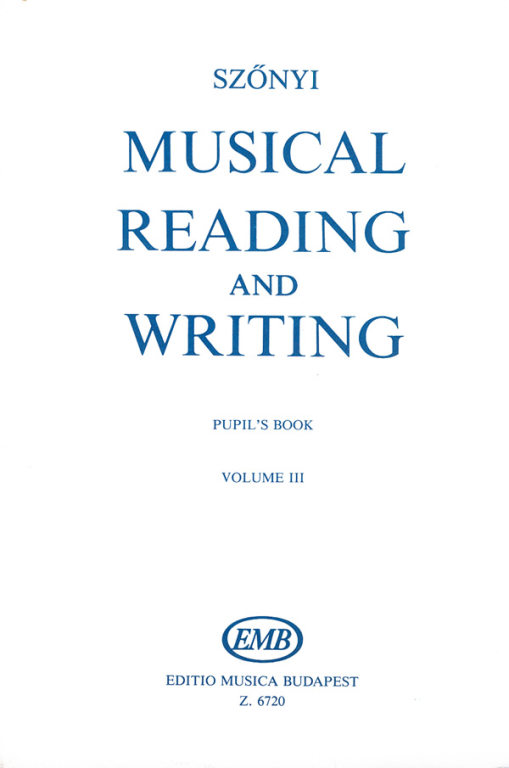 SZONYI E. - MUSICAL READING AND WRITING V.3 -