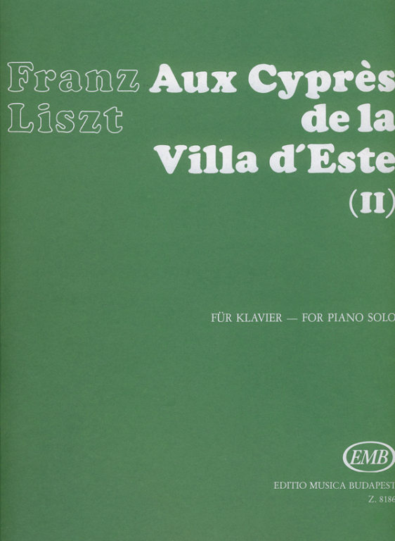 LISZT F. - CIPRESES DE LA VILLA ESTE V.2 -