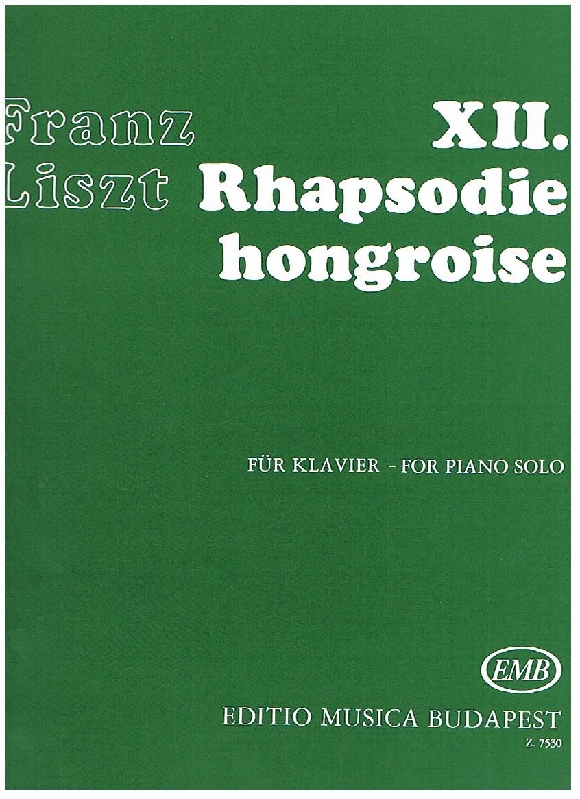 LISZT F. - RAPSODIA HUNGARA Nº12 DO m -
