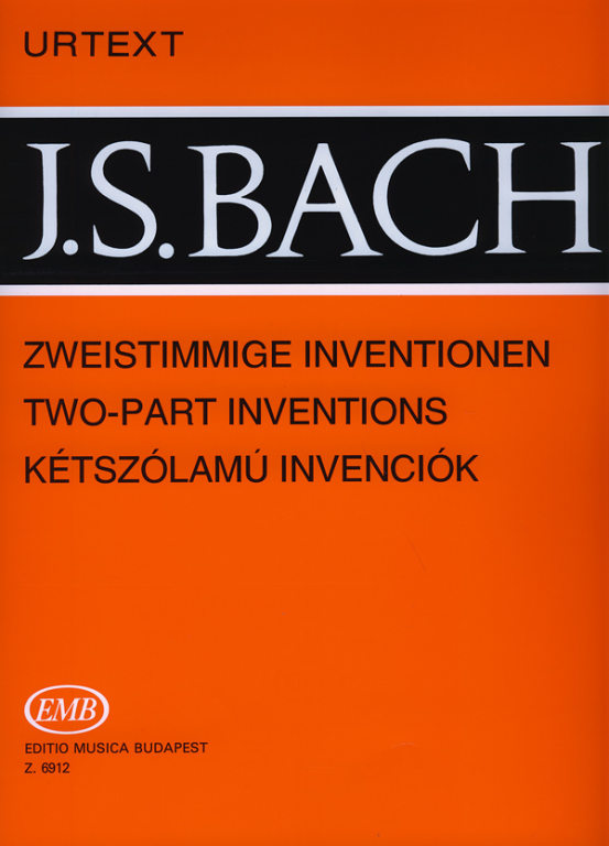 BACH J.S. - INVENCIONES A 2 VOCES URTEXT -