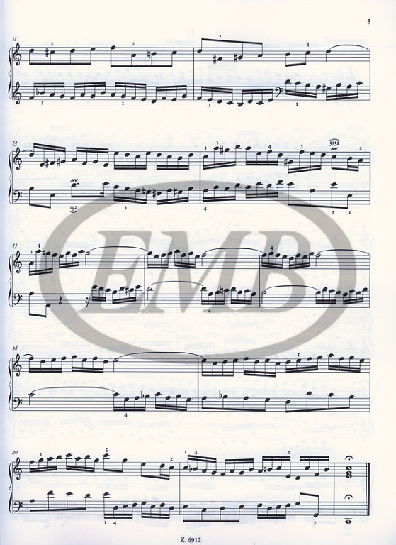 BACH J.S. - INVENCIONES A 2 VOCES URTEXT - 3