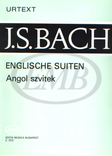 BACH J.S. - SUITES INGLESAS URTEXT - BWV.806-811
