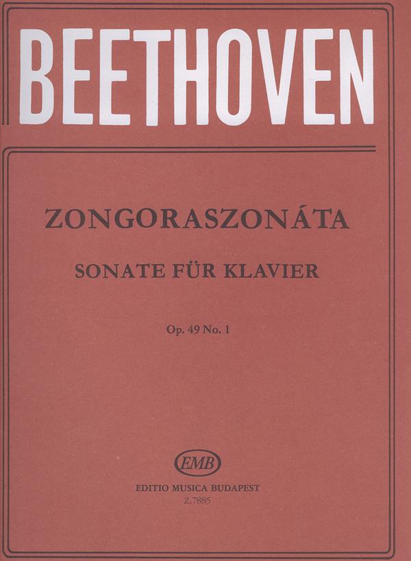 BEETHOVEN L.V. - SONATA Nº19 SOL m - OP.49 Nº1