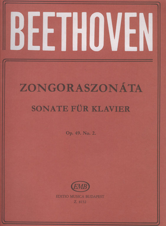 BEETHOVEN L.V. - SONATA Nº20 SOL M - OP.49 Nº2