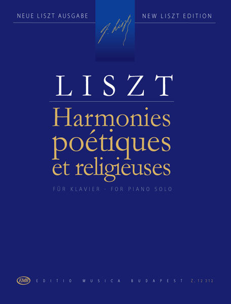 LISZT F. - ARMONIAS POETICAS Y RELIGIOSAS -