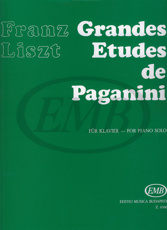 LISZT F. - GRANDES ESTUDIOS DE PAGANINI -