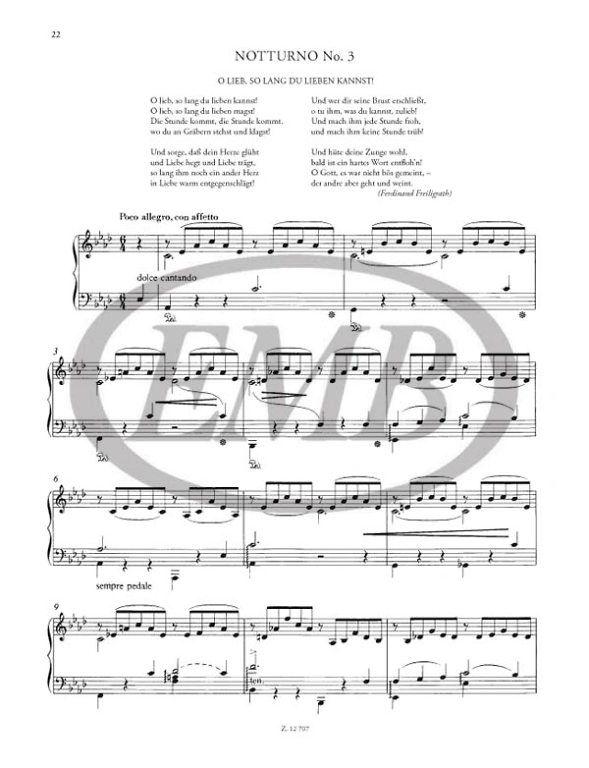 LISZT F. - SUEÑOS DE AMOR (3 NOCTURNOS) - 6