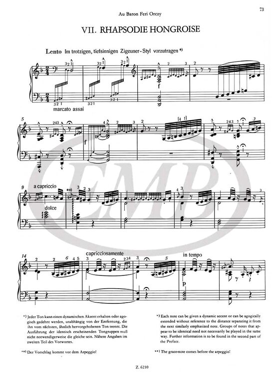 LISZT F. - RAPSODIAS HUNGARAS V.1 - 3